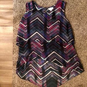 Multi-Color Hi/Lo tiered tank